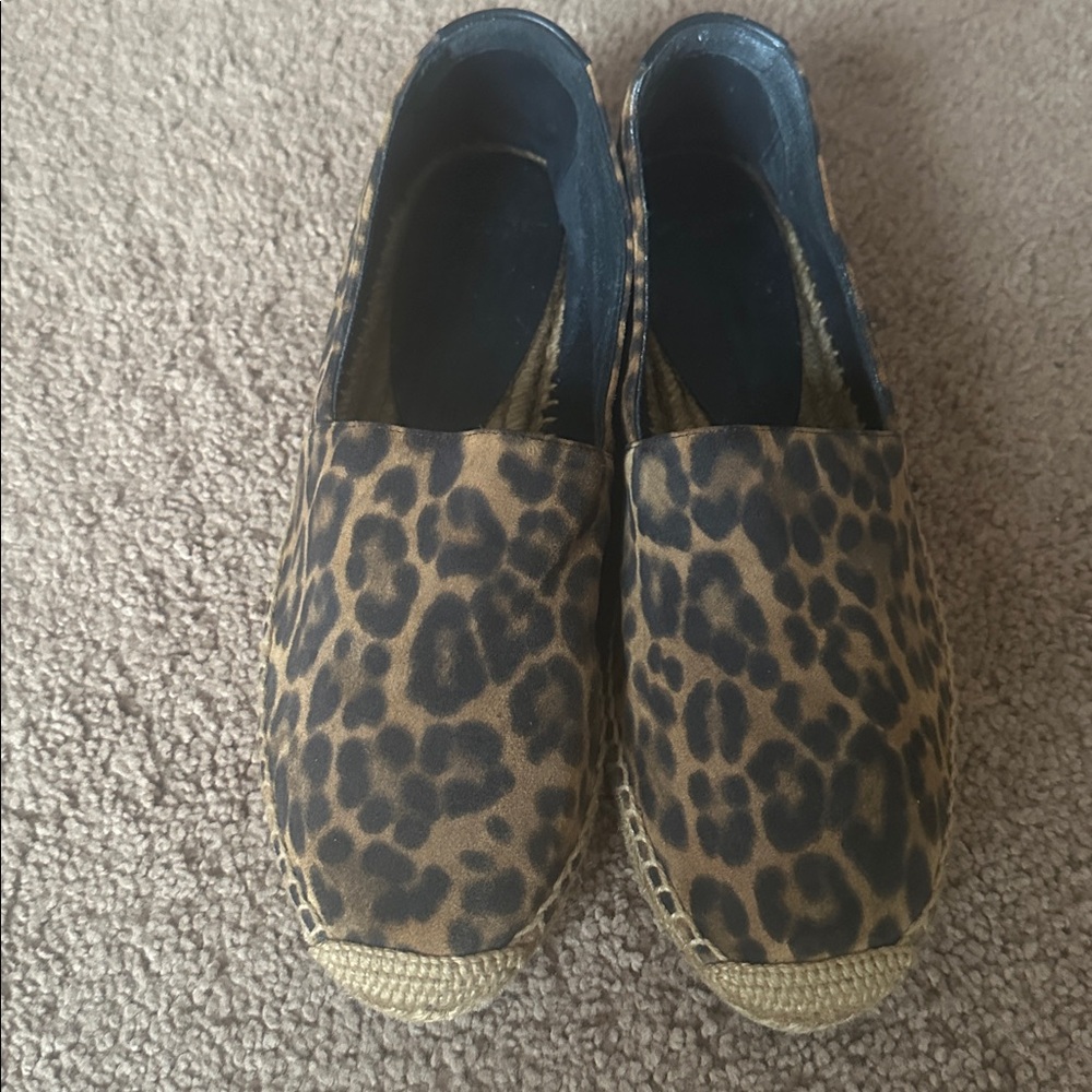 Saint Laurent Leopard Print Espadrilles - Picture 10 of 13